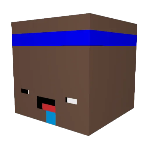 Komorebi83 Minecraft avatar head, 3D render