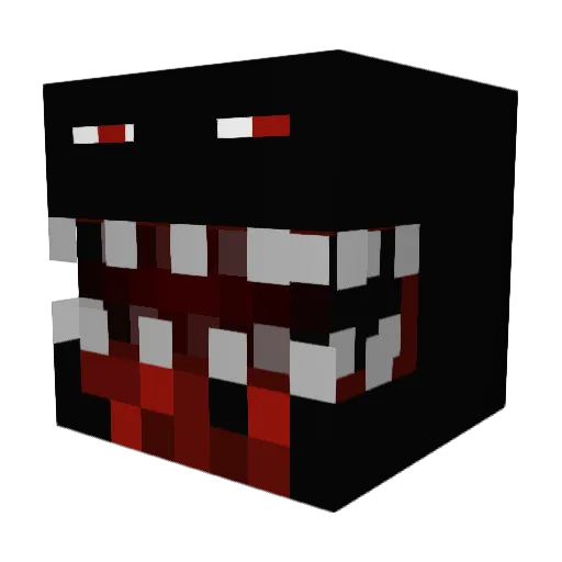 Komosphere Minecraft avatar head, 3D render