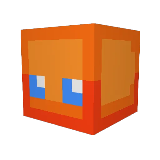 Komp0ster_ Minecraft avatar head, 3D render