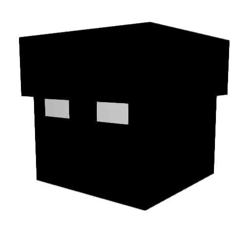 Komposst Minecraft avatar head, 3D render