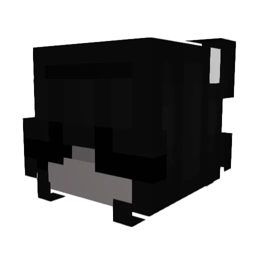 Kompres0r Minecraft avatar head, 3D render