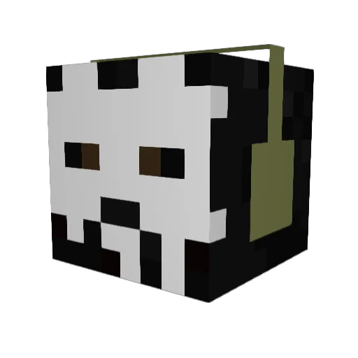 Komrad_Konrad Minecraft avatar head, 3D render