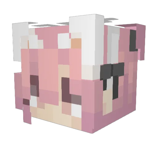 Komrade_Cynical Minecraft avatar head, 3D render