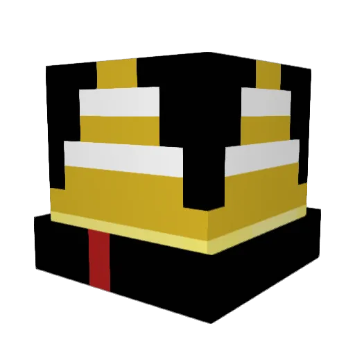 KonKaveGaming Minecraft avatar head, 3D render