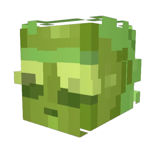 KonLayn Minecraft avatar head, 3D render