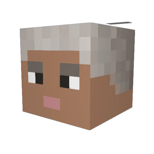 KonLudThe Minecraft avatar head, 3D render