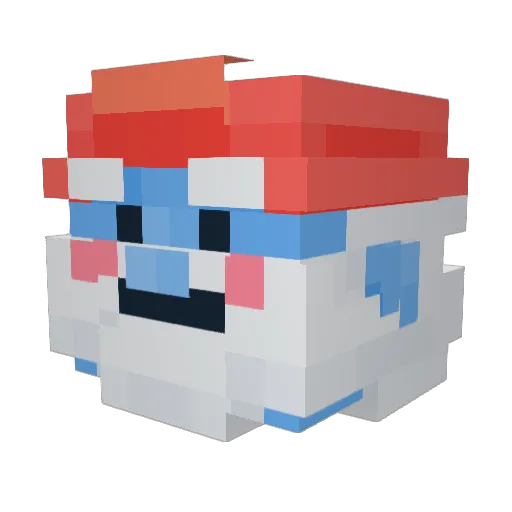 Kondrup2004 Minecraft avatar head, 3D render