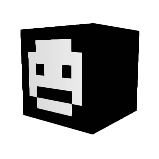 Kong045 Minecraft avatar head, 3D render