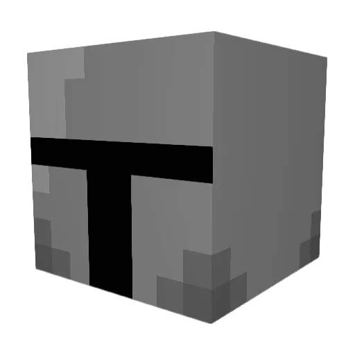 Kong2k Minecraft avatar head, 3D render