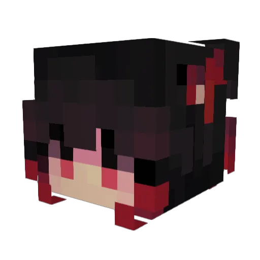 KongLiu2007 Minecraft avatar head, 3D render