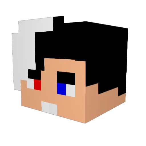 KongOlav Minecraft avatar head, 3D render