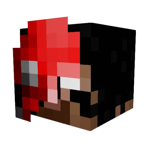 KongUlrik Minecraft avatar head, 3D render