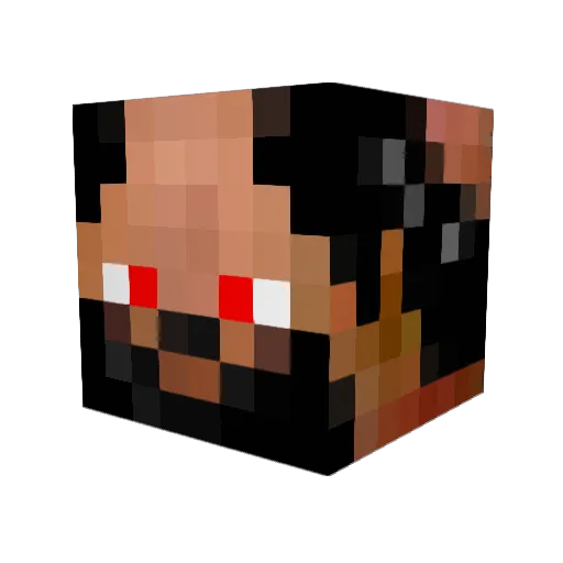 Kong_Jeppe Minecraft avatar head, 3D render