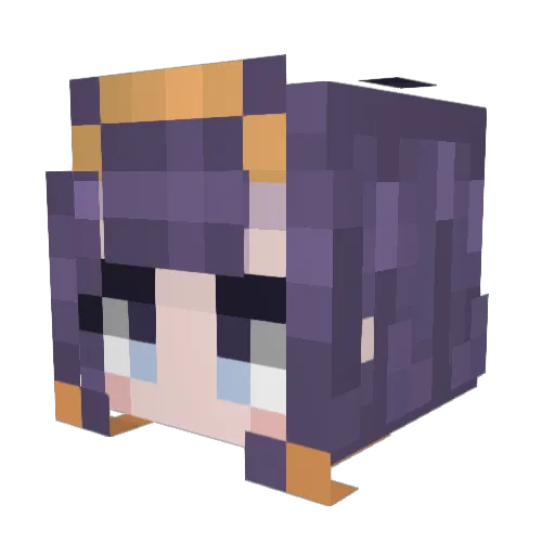 Kong_Sensei Minecraft avatar head, 3D render