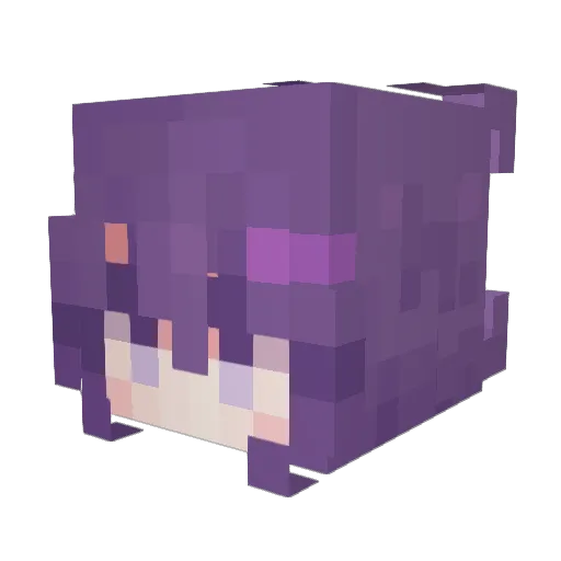 Kong_Yu0 Minecraft avatar head, 3D render