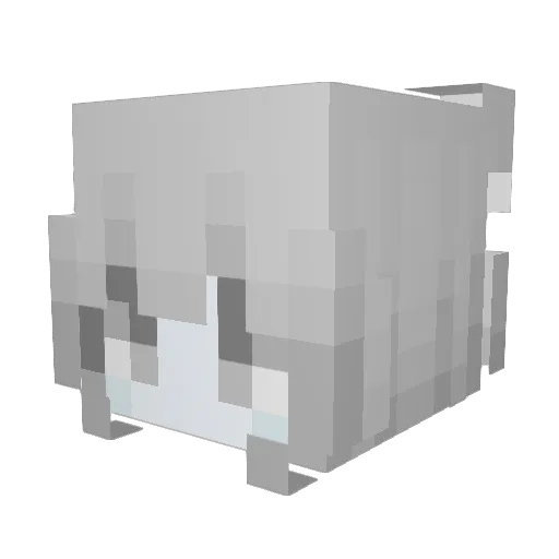 Kong__ding Minecraft avatar head, 3D render