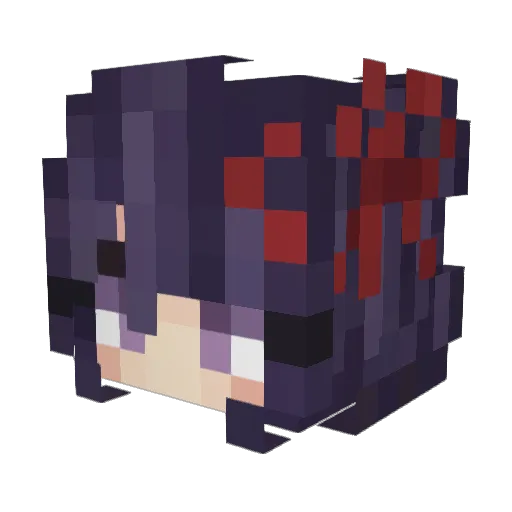 Kongc7 Minecraft avatar head, 3D render