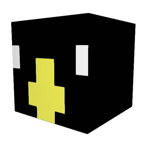 Kongfan13 Minecraft avatar head, 3D render