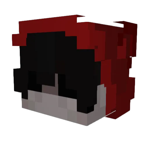 KongoBankkonto Minecraft avatar head, 3D render