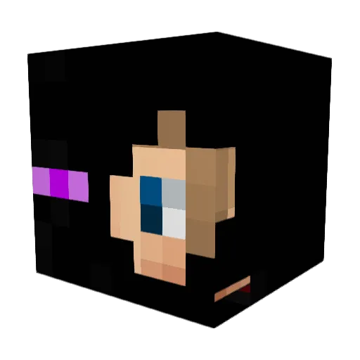 Konhac Minecraft avatar head, 3D render