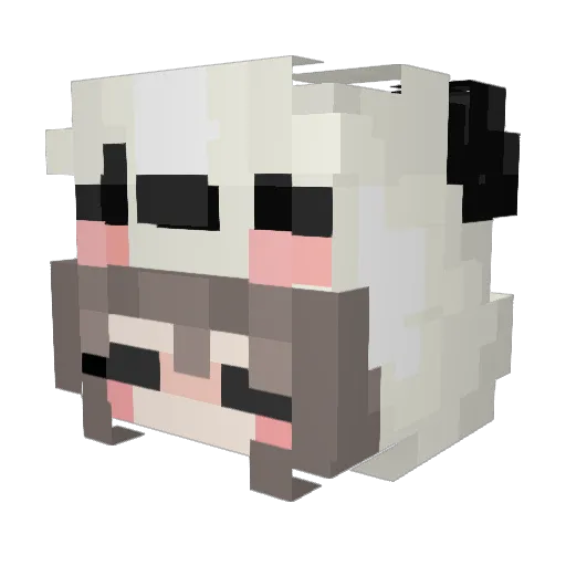 Koniara1984 Minecraft avatar head, 3D render