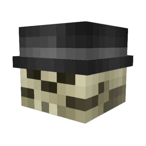 Konifi Minecraft avatar head, 3D render