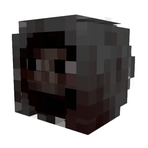 Konig_Ghost Minecraft avatar head, 3D render
