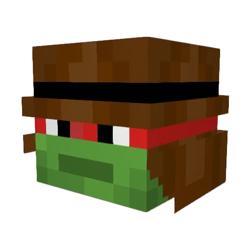 Konig_Wulf Minecraft avatar head, 3D render