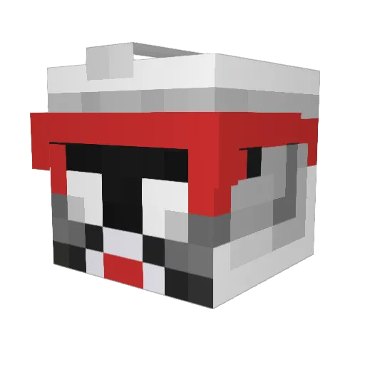 Konigardt Minecraft avatar head, 3D render