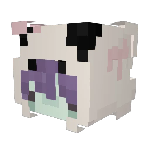 KonijnFluff Minecraft avatar head, 3D render