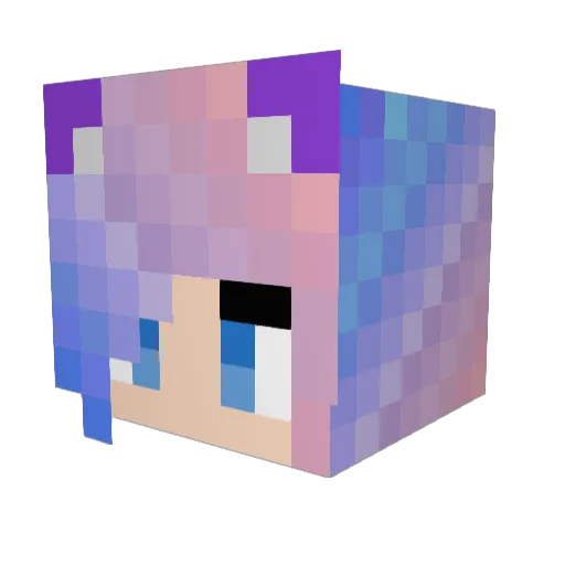 Konik232 Minecraft avatar head, 3D render
