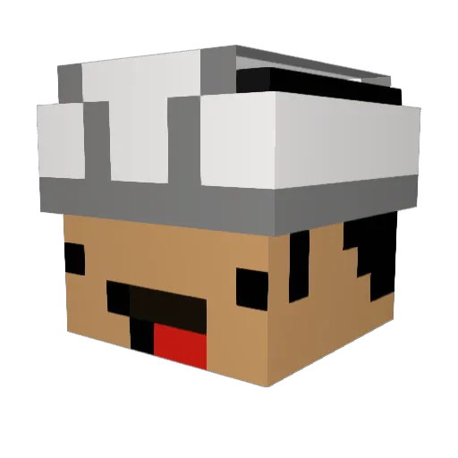 KoningHarold Minecraft avatar head, 3D render