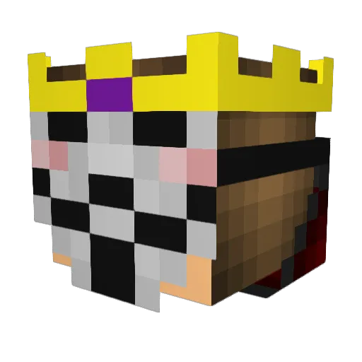Koning_Jurrien Minecraft avatar head, 3D render
