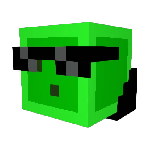 Koning_Minert_03 Minecraft avatar head, 3D render