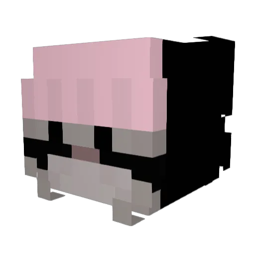 Konna89 Minecraft avatar head, 3D render