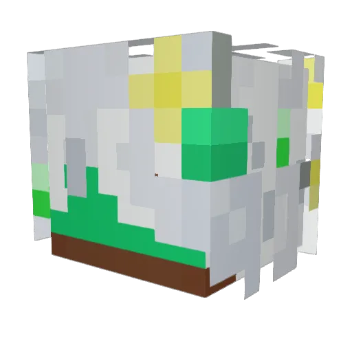 KonneKetd Minecraft avatar head, 3D render