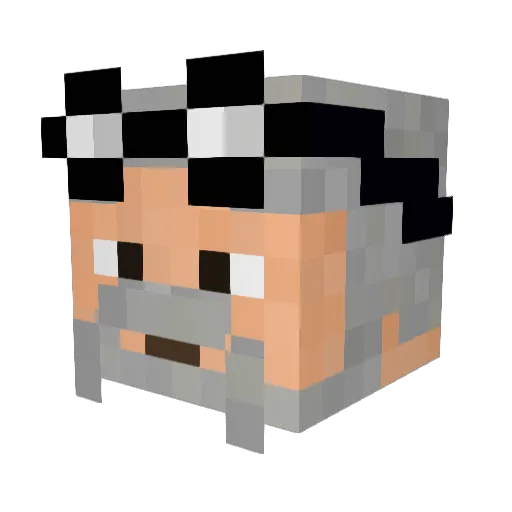 Konno_Slend Minecraft avatar head, 3D render