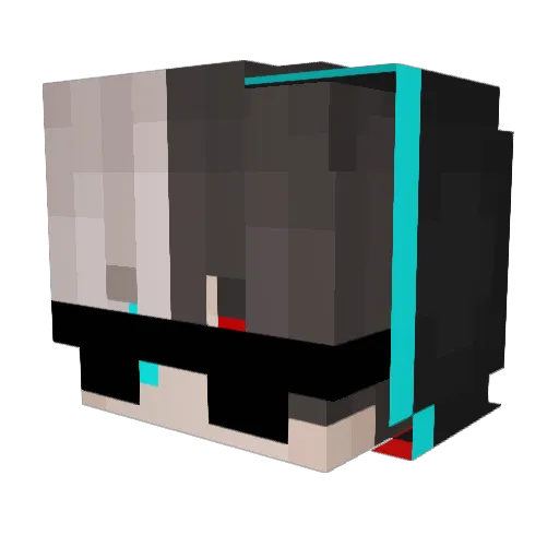 Konnorplayz Minecraft avatar head, 3D render