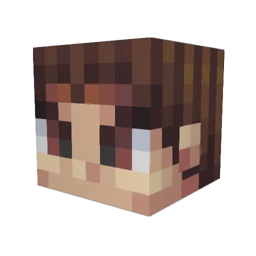 Konny83 Minecraft avatar head, 3D render