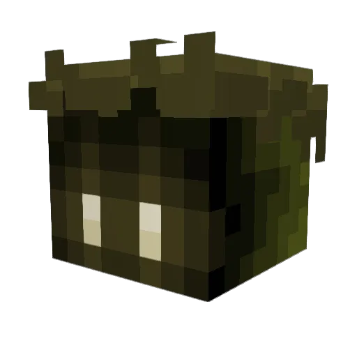 Konos0 Minecraft avatar head, 3D render