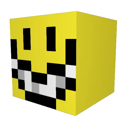 Konoxium Minecraft avatar head, 3D render