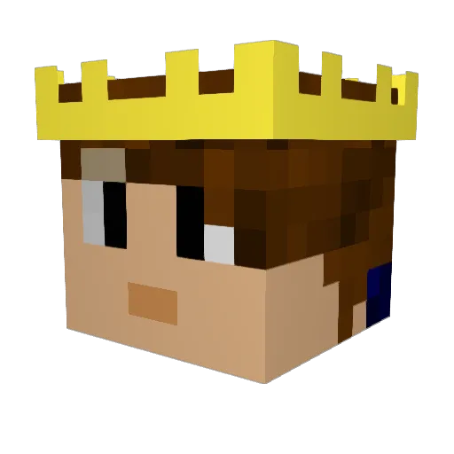 Konrad540 Minecraft avatar head, 3D render