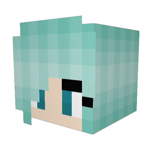 KonradASojawurst Minecraft avatar head, 3D render