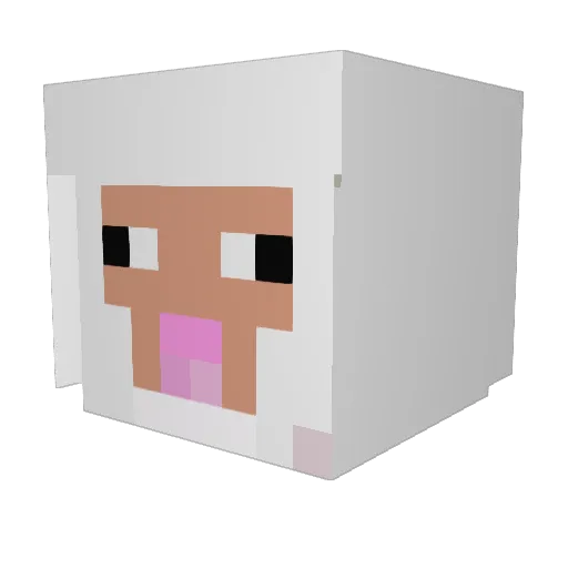 KonradWezyk Minecraft avatar head, 3D render