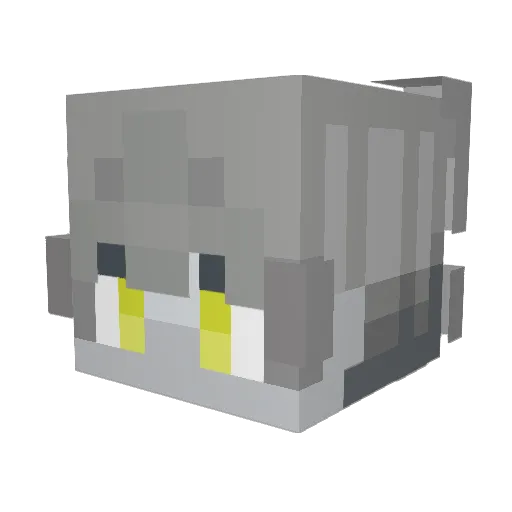 Konskis Minecraft avatar head, 3D render