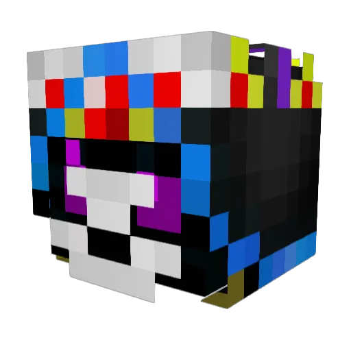Konstancin Minecraft avatar head, 3D render