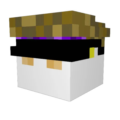 Konsterer Minecraft avatar head, 3D render