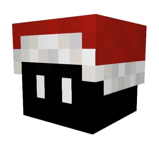 Kontetzu Minecraft avatar head, 3D render