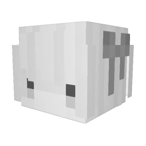 Kontingenz Minecraft avatar head, 3D render
