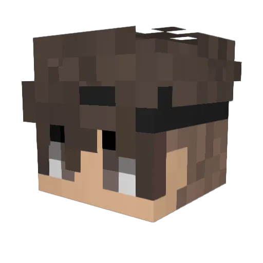 KontoImMinus Minecraft avatar head, 3D render
